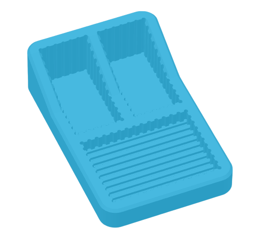 Soldeer spons houder